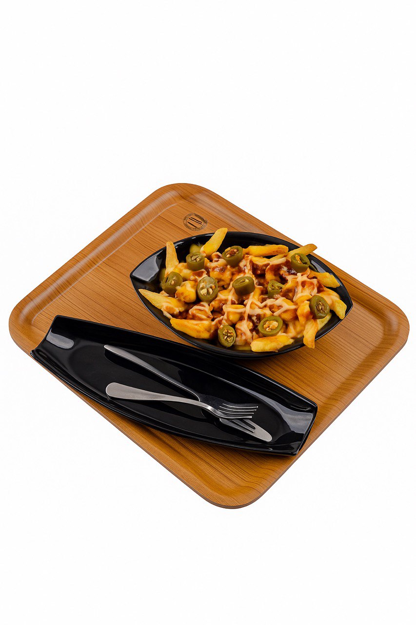 Chicken with french fries